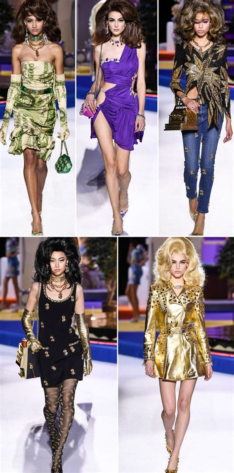 desfile moschino inspirado años 80